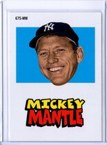 2012 Topps Archives Stickers #MM Mickey Mantle