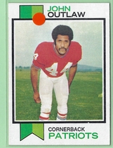 1973 Topps Base Set #384 John Outlaw