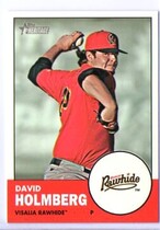 2012 Topps Heritage Minors #91 David Holmberg