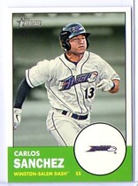 2012 Topps Heritage Minors #98 Carlos Sanchez