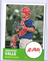 2012 Topps Heritage Minors #144 Sebastian Valle