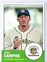 2012 Topps Heritage Minors #156 Jose Campos