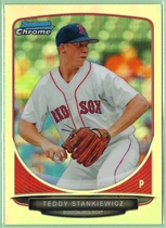 2013 Bowman Chrome Draft Draft Picks Refractors #BDPP22 Teddy Stankiewicz