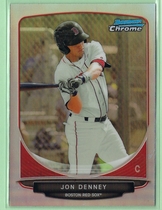 2013 Bowman Chrome Draft Draft Picks Refractors #BDPP43 Jon Denney