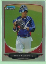 2013 Bowman Chrome Draft Draft Picks Refractors #BDPP58 Brian Navarreto
