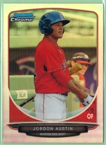 2013 Bowman Chrome Draft Draft Picks Refractors #BDPP60 Jordon Austin