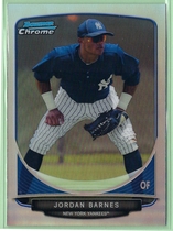 2013 Bowman Chrome Draft Draft Picks Refractors #BDPP87 Jordan Barnes