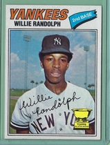 1977 Topps Base Set #359 Willie Randolph