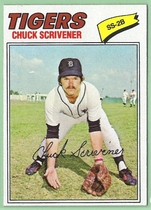 1977 Topps Base Set #173 Chuck Scrivener