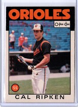 1986 O-Pee-Chee OPC Base Set #340 Cal Ripken Jr.