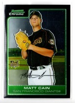 2006 Bowman Chrome #208 Matt Cain