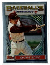 1993 Finest Base Set #39 Chris Sabo