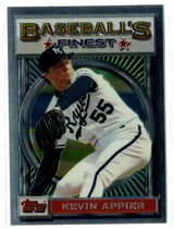 1993 Finest Base Set #78 Kevin Appier