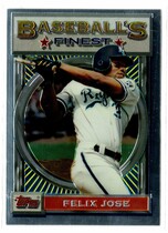 1993 Finest Base Set #81 Felix Jose