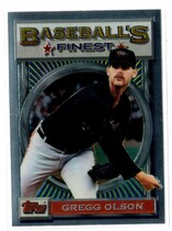 1993 Finest Base Set #121 Gregg Olson