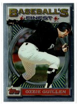 1993 Finest Base Set #128 Ozzie Guillen