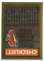 1994 Score Gold Rush #317 Orioles Checklist