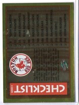 1994 Score Gold Rush #318 Red Sox Checklist