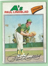 1977 Topps Base Set #583 Paul Lindblad