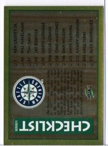 1994 Score Gold Rush #328 Mariners Checklist