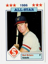 1986 Jennings Southern League All Stars #3 Mark McGwire