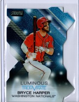 2015 Stadium Club Triumvirates Luminous #T-6A Bryce Harper