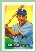 1986 Card Collectors Company 1951 Bowman Reprint #8 Paul Lehner