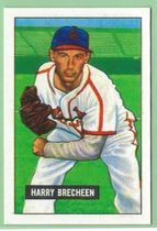 1986 Card Collectors Company 1951 Bowman Reprint #86 Harry Brecheen