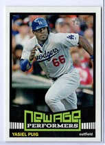 2015 Topps Heritage New Age Performers #NAP-17 Yasiel Puig