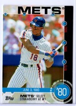 2015 Topps Baseball History #11B Darryl Strawberry