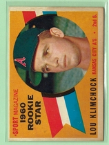 1960 Topps Base Set #137 Lou Klimchock
