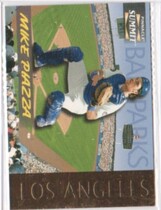 1996 Pinnacle Summit Ballparks #11 Mike Piazza