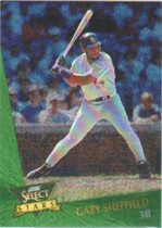 1993 Score Select Chase Stars #4 Gary Sheffield