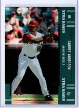 2005 Playoff Prestige Xtra Bases Green #16 Garret Anderson