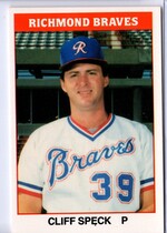 1987 TCMA Richmond Braves #25 Cliff Speck