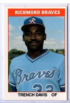 1987 TCMA Richmond Braves #17 Trench Davis