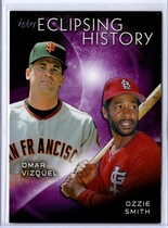 2015 Topps Eclipsing History Series 2 #EH-4 Omar Vizquel|Ozzie Smith