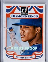 2014 Donruss Silver Press Proof Series 2 #225 Starlin Castro