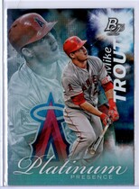 2017 Bowman Platinum Platinum Presence #PP-MT Mike Trout
