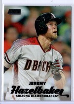 2017 Stadium Club Black Foil #272 Jeremy Hazelbaker