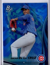 2017 Bowman Platinum Top Prospects Royal Blue #TP-OD Oscar De La Cruz