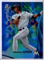 2017 Bowman Platinum Top Prospects Royal Blue #TP-TJ Thomas Jones