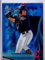 2017 Bowman Platinum Top Prospects Royal Blue #TP-YCC Yu-Cheng Chang