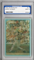1986 Sportflics Sportflics Rookies #13 Barry Bonds