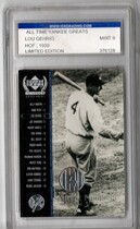 2000 Upper Deck Yankees Legends #53 Lou Gehrig