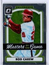 2017 Donruss Optic Masters of the Game #MG10 Rod Carew