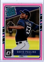 2017 Donruss Optic Pink #47 David Paulino