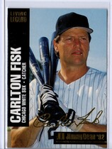 1992 Jimmy Dean Living Legends #2 Carlton Fisk