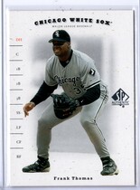 2001 SP Authentic #32 Frank Thomas