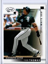 2003 Leaf Base Set #29 Frank Thomas